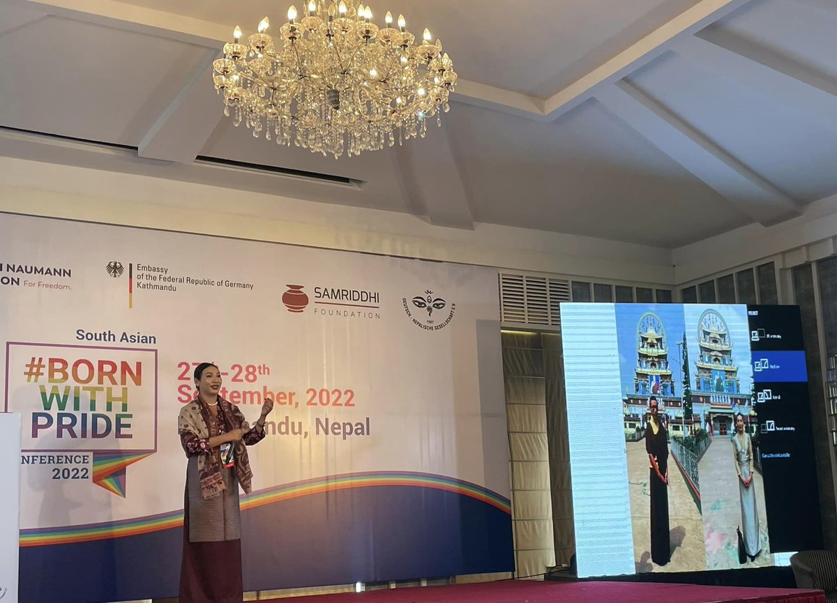 SamriddhiTPF's tweet photo. @FNFSouthAsia in collaboration with Embassy of the Federal Republic of Germany, Kathmandu and Samriddhi Foundation hosted a 2 day conference #BORNWITHPRIDE starting from today. https://t.co/2r51JeVjjC