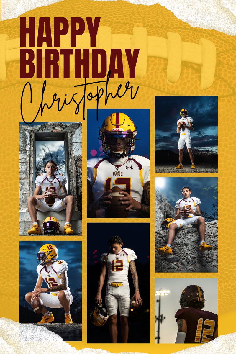 4rvsos's tweet photo. Happy Birthday @chris_arviso!! 🎉🥳🎂
Love You!!🥰 

#arviso12 #arvisoii #thatsmyQB❤️ https://t.co/Rxhn6Tk13e