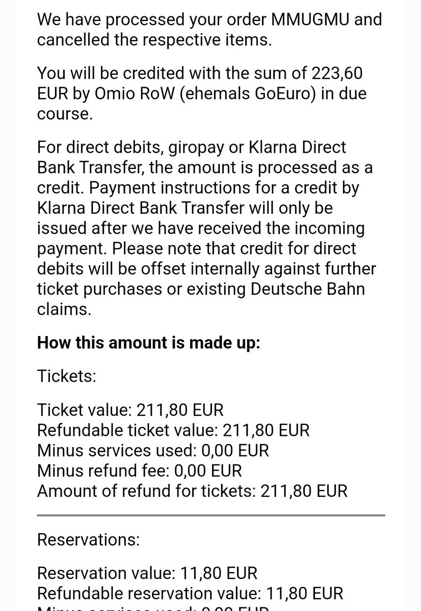maya_maya3085's tweet photo. @DB_Bahn 

Was ist das??? I have never purchased a ticket nor have I made a reservation!!!!! Wtf is this???? https://t.co/ZUoiHWQ2Mk