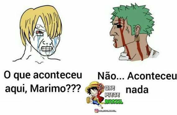 Não aconteceu nada  One Piece 