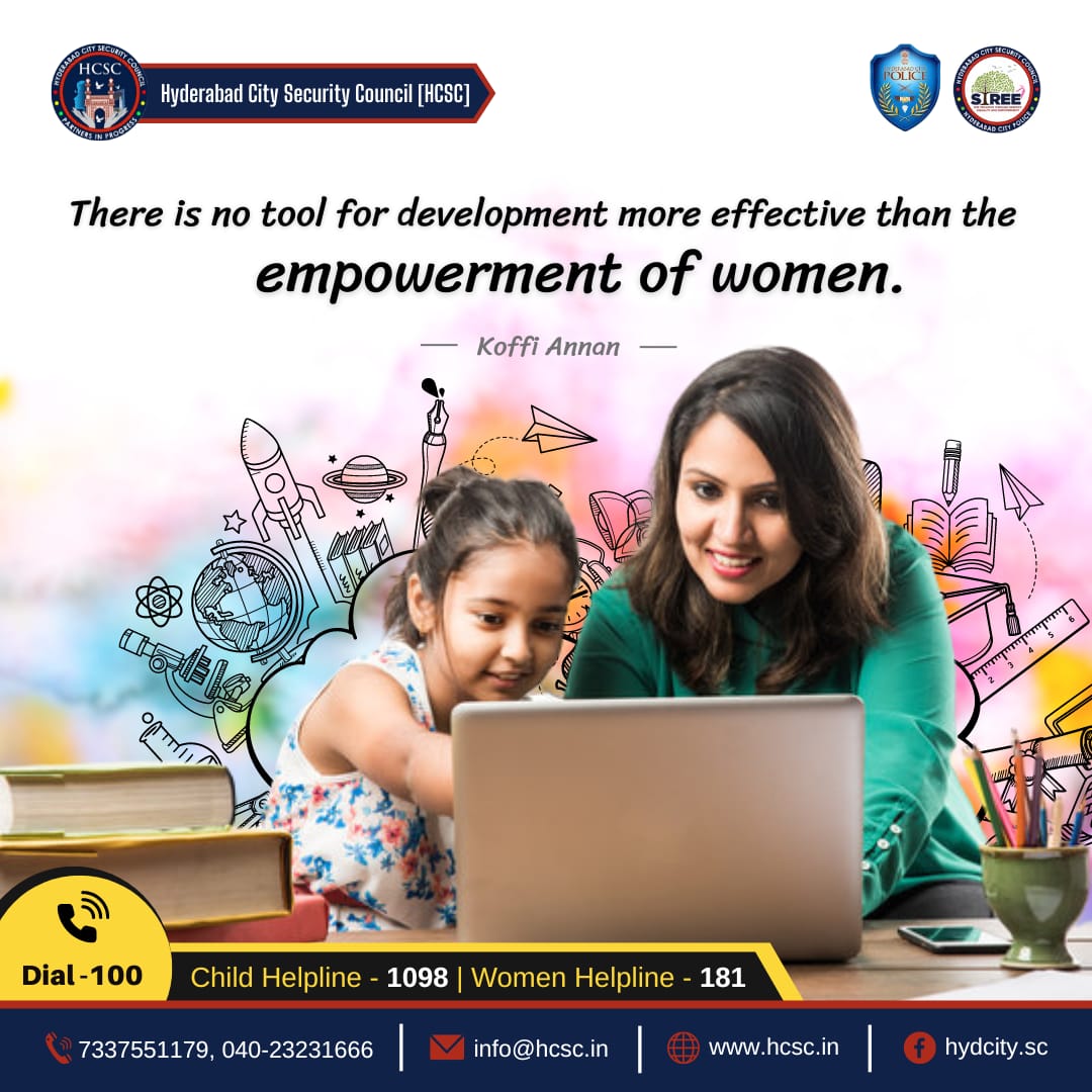 HCSC_Hyd's tweet photo. There is no tool for development more effective than the empowerment of women.
- Kofi Annan (Former secretary-general of the @UN)

#womenempowerment #women #development    #educationforall  #developingcountries #HCSC #Hyderabad #empowerment #empoweringwomen https://t.co/mv1XM7NS5t