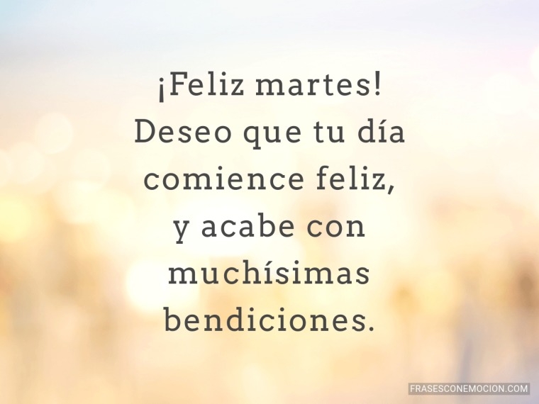 Que tengas un estupendo día! ☀️
#FelizMartesATodos