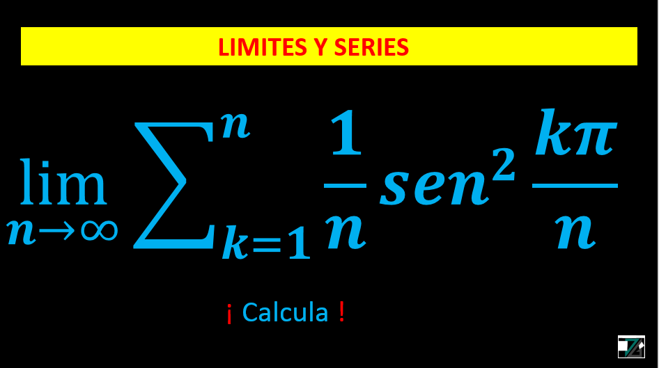 jmgdar4's tweet photo. LIMITE ¡Serie Riemann! #límites #series #JoseMath https://t.co/PuKMu0eWZO a través de @YouTube https://t.co/7aC7lJ6ZWp