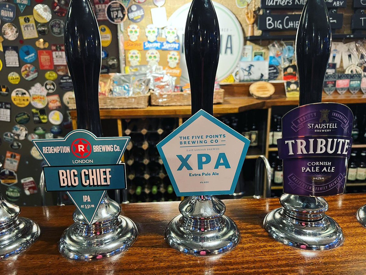 The Westbury (@thewestburyn22) on Twitter photo Did you know it’s Cask Ale Week? 🍺
Time for a nice pint of one of our ales we currently have on tap!
Big Chief from <a href="/RedemptionBrew/">Redemption Brewing Co.</a>
XPA from <a href="/FivePointsBrew/">The Five Points</a>
Tribute from <a href="/StAustellBrew/">St Austell Brewery</a> Did you know it’s Cask Ale Week? 🍺
Time for a nice pint of one of our ales we currently have on tap!
Big Chief from <a href="/RedemptionBrew/">Redemption Brewing Co.</a>
XPA from <a href="/FivePointsBrew/">The Five Points</a>
Tribute from <a href="/StAustellBrew/">St Austell Brewery</a>