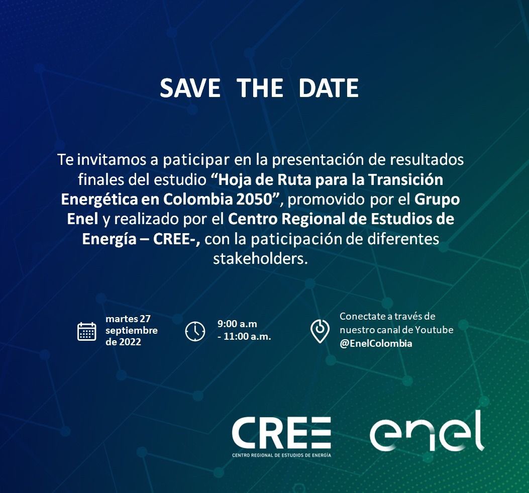 tomasge's tweet photo. ¿Cómo se ve la transición energética en el nuevo gobierno? ¿Qué debemos hacer para alcanzar las metas ambientales a mínimo costo?

📆 27 de septiembre de 2022
⏱️ 9:00 a 11:00 a.m.  https://t.co/7XxZTaNfSW https://t.co/k9EQVAUbWG