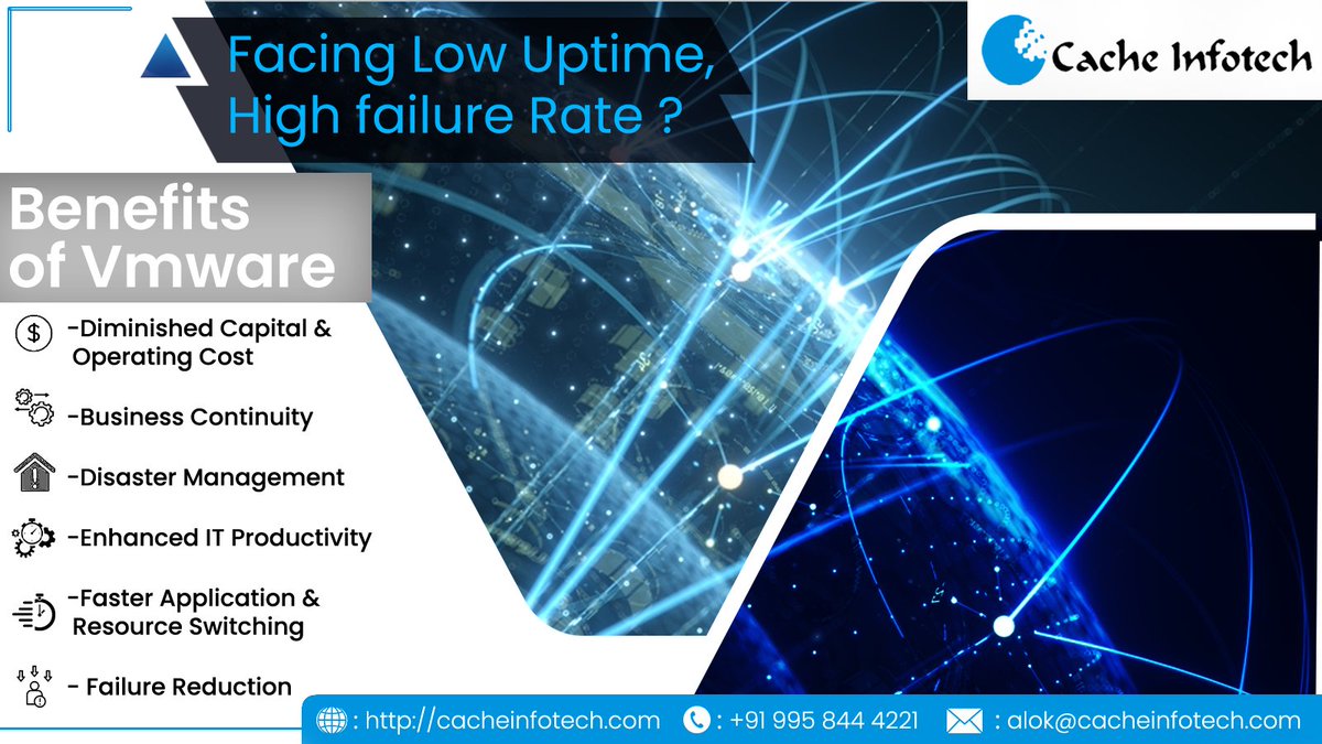 InfotechCache's tweet image. ur customized virtualization solutions provide better performance , unnoticable switching, seamless integration.
Contact us with your requirements
#virtualization #virtualizationtechnology #vitualizationsolution #informationtechnology #technology #uptime #cacheinfotech