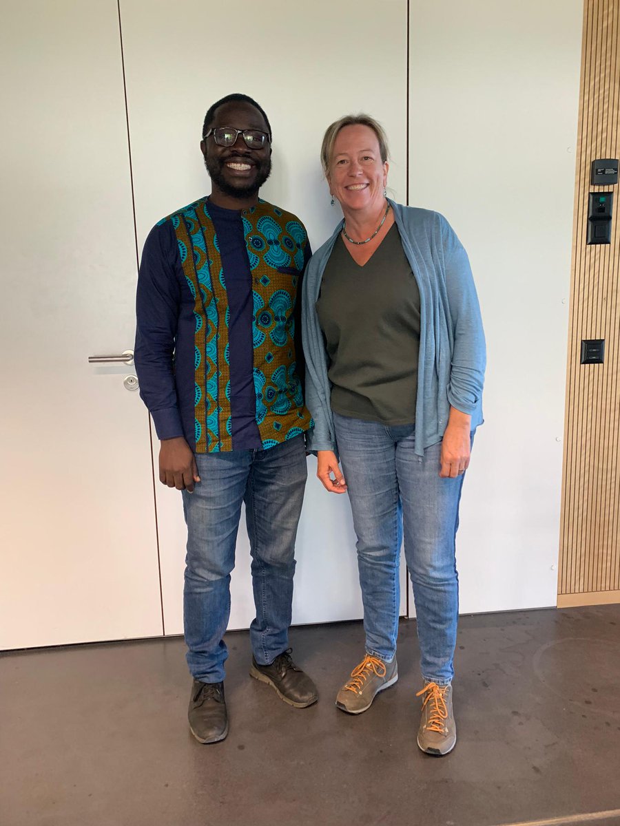 I <a href="/knust/">Marcel Knust</a> <a href="/rwesck_knust/">RWESCK KNUST</a> had the opportunity to meet with one of the Senior Research scientists at <a href="/Sandec_Eawag/">Sandec</a>, Dr Linda Strande @LindaStrande. She shared with me her current projects and research and opportunities for collaboration #FSM and #sanitation #sdg