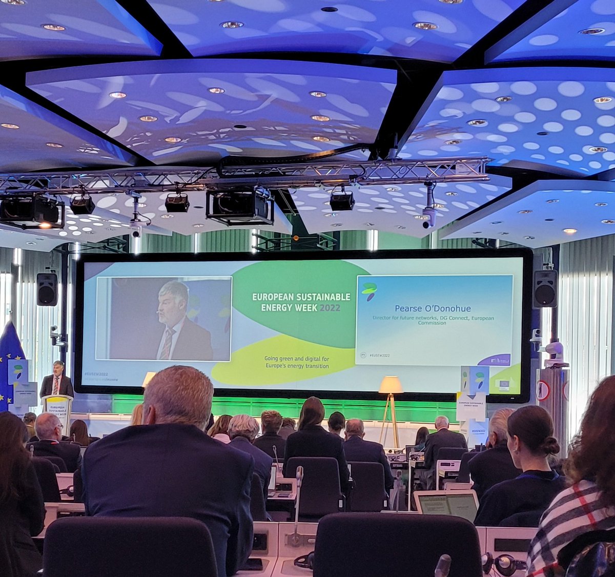 #EUSEW2022 @PODcloudEU "everyone needs to play their part in allowing digital to work" #digitalisation #grid #smartgrid #REPowerEU <a href="/Energy4Europe/">Energy4Europe 🇪🇺</a> <a href="/Subsidie/">Hezelburcht Subsidie</a>