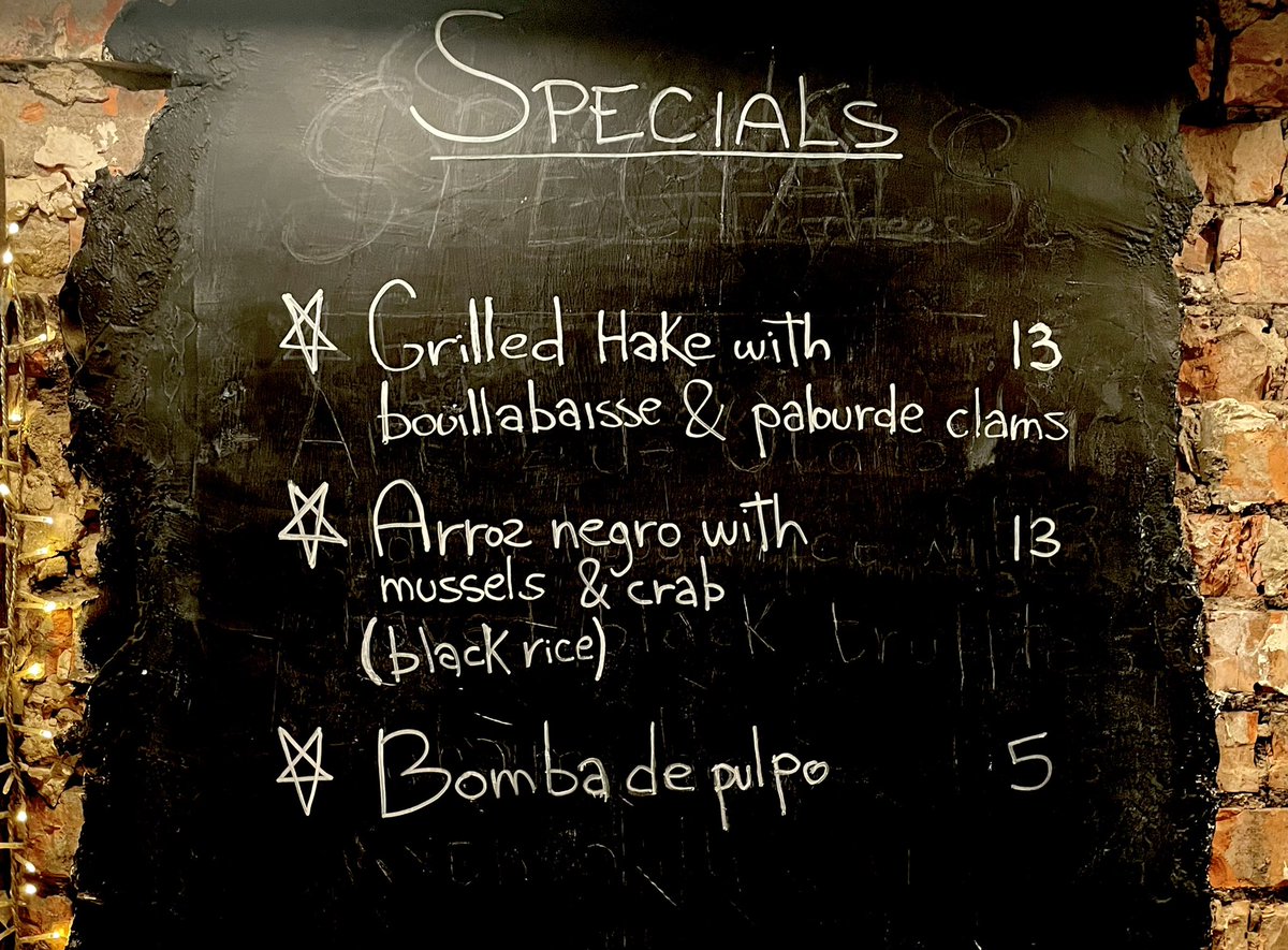 Bar Esteban (@barestebann8) on Twitter photo Todays specials!!👨🏻🍳👨🏻🍳👨🏻🍳
.
.
.
<a href="/barestebanN8/">Bar Esteban</a> <a href="/spain/">Spain</a> <a href="/crouchendforum/">Crouch End Forum</a> @CrouchEndLive <a href="/EatCrouchEnd/">Eat Crouch End</a> <a href="/finsbury_pk/">Finsbury Park</a> <a href="/harringayonline/">Harringay Online</a> <a href="/FoodPornPhotos/">Skyecrab 2 ❤️🔥✨</a> Todays specials!!👨🏻🍳👨🏻🍳👨🏻🍳
.
.
.
<a href="/barestebanN8/">Bar Esteban</a> <a href="/spain/">Spain</a> <a href="/crouchendforum/">Crouch End Forum</a> @CrouchEndLive <a href="/EatCrouchEnd/">Eat Crouch End</a> <a href="/finsbury_pk/">Finsbury Park</a> <a href="/harringayonline/">Harringay Online</a> <a href="/FoodPornPhotos/">Skyecrab 2 ❤️🔥✨</a>