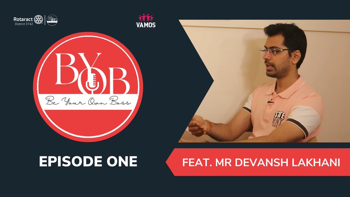 Rotaract_3142's tweet photo. Check out the first episode of the BYOB Podcast Series here:

https://t.co/bf2lZSHNPC

#VAMOS #entrepreneurlife #byob #startups #funding #angelInvestor #SharkTank https://t.co/UgcGYA2LNE