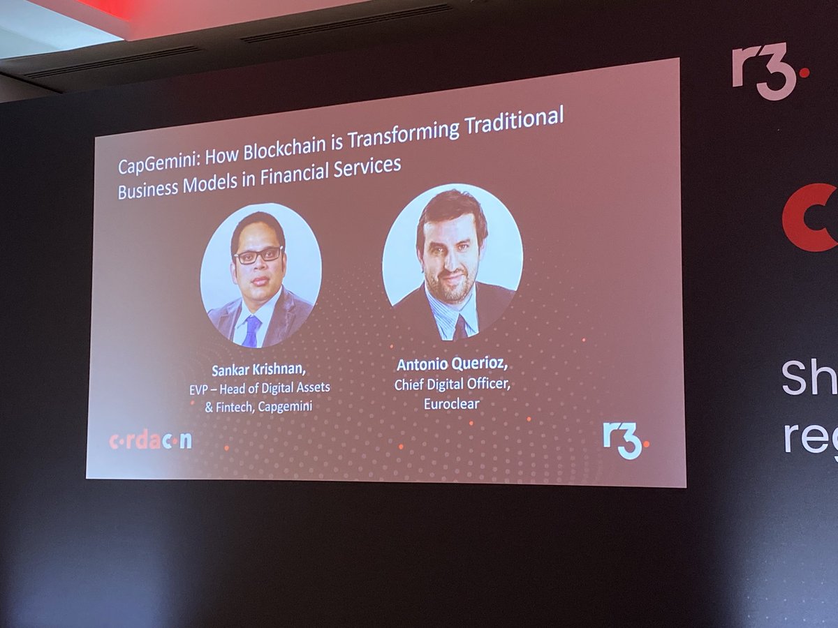 Insightful session on digital assets and enterprise adoption at #CordaCon2022 <a href="/citikris/">Sankar Krishnan</a> <a href="/Capgemini_Bnkg/">Capgemini_Bnkg</a> <a href="/EuroclearGroup/">Euroclear</a> <a href="/inside_r3/">R3</a>