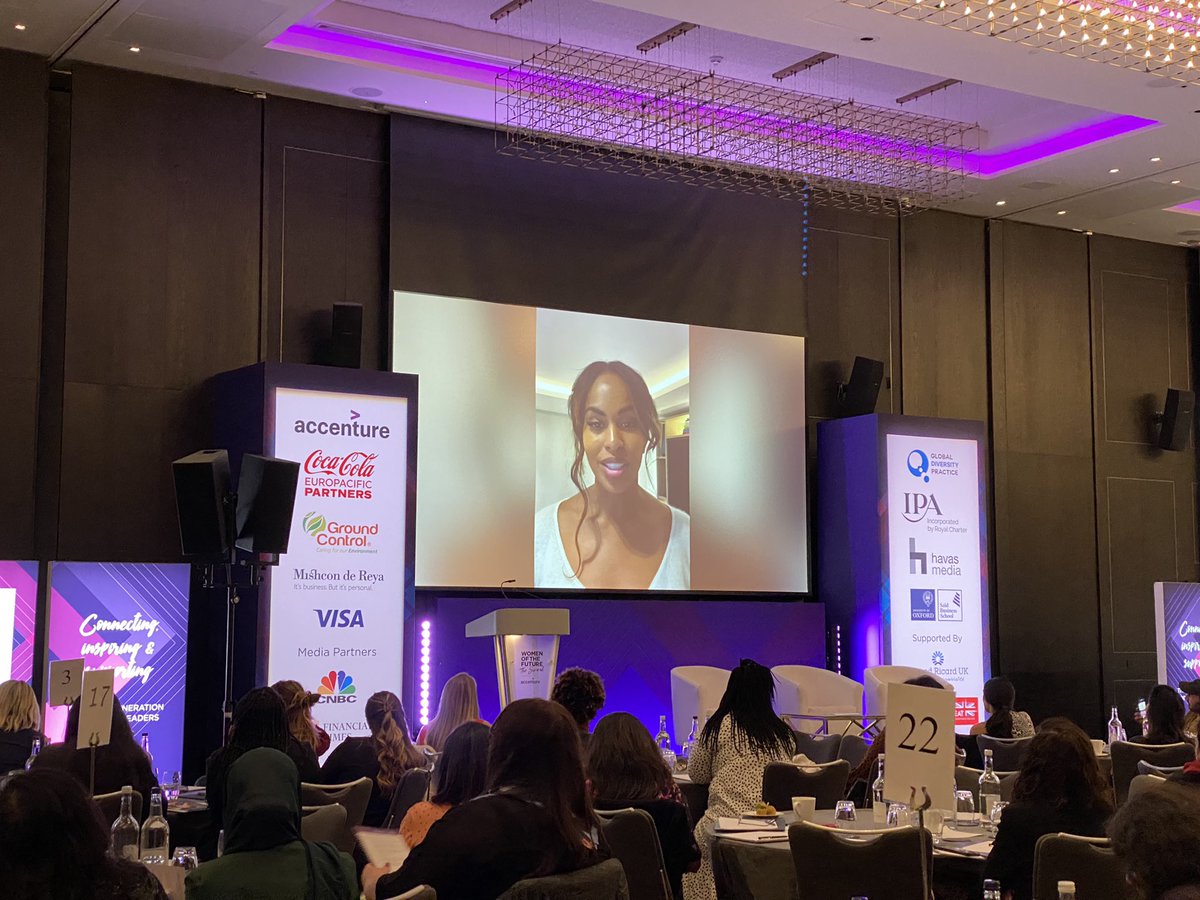 womenoffuture's tweet photo. Some inspirational words from the UN Goodwill Ambassador! Thank you @Sabrinadhowre 👏

@Accenture #WomenoftheFuture #WOFSummit #WOF2022 https://t.co/HS22DCstTU