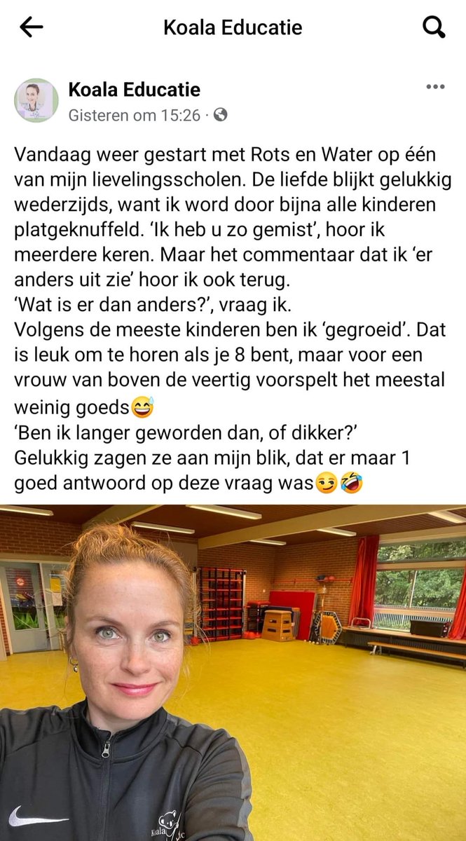 Hoera , de Rots en Watertraining is weer gestart!