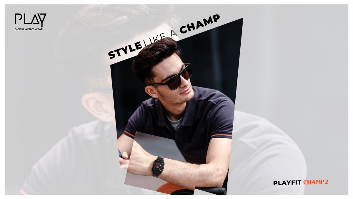 playonsocial_'s tweet photo. STYLE. SLAY. REPEAT with the all-new PLAYFIT CHAMP2 smartwatch.
Priced at INR 1,799.
Buy Now https://t.co/aOzVUuXeEY
#NewLaunch #PLAYFITCHAMP2 #PLAYSmart #PLAYLikeAChamp #Champ #WorldOfPLAY #IPLAYMyWay #Smartwatch #HeartRateMonitor #PLAYSmartWatch #SmartLife https://t.co/GbTUHz151a