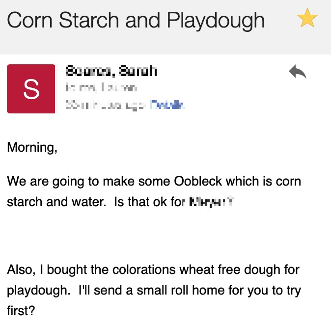 Our wheat allergic child started Kindergarten and we were, are, stressed! Our teacher is AMAZING. A few more minutes of her time/effort produced a safe/inclusive environment. Some people really get it! #foodallergies #Teachers #Heroes