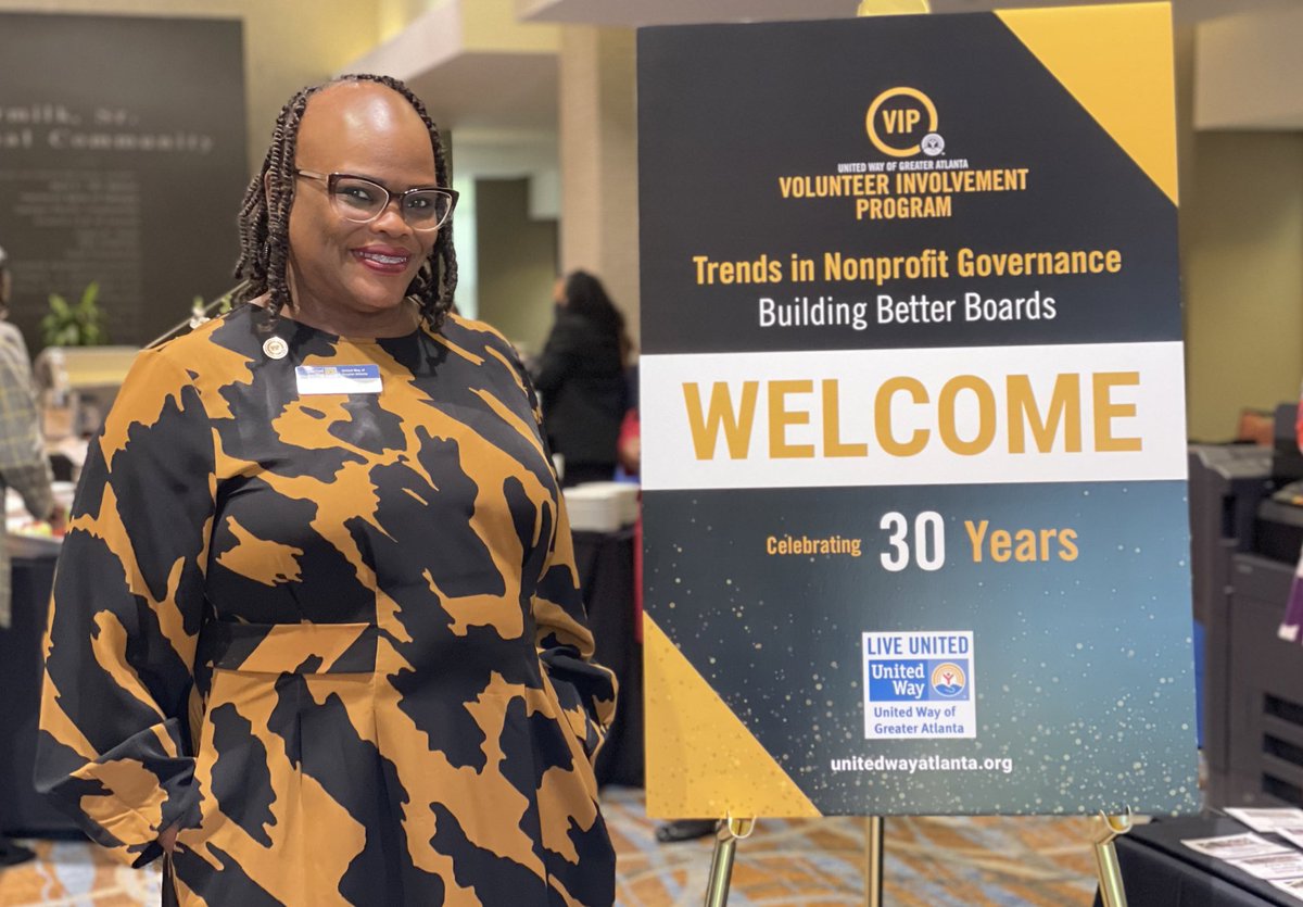 unitedwayatl's tweet photo. Today, we celebrate 30 years of @unitedwayvip in true VIP style: with a day of learning, connecting & taking community leadership to the next level.
See you at @loudermilk_ctr today for Trends in Nonprofit Governance: Building Better Boards! #unitedwayvip #buildingbetterboards https://t.co/ZNe7P4HSQ5