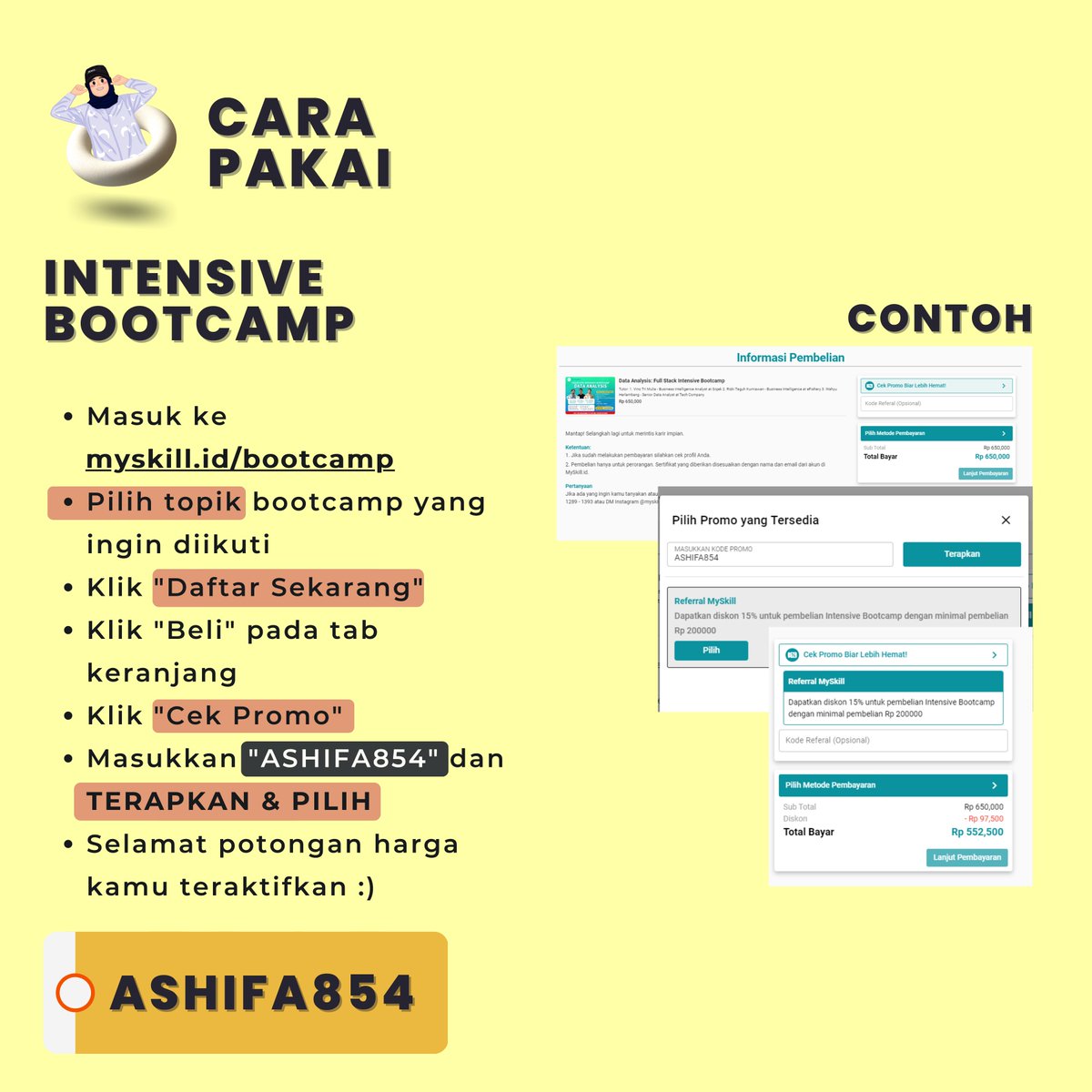 fahrunisays's tweet photo. Caranya gini yaa buat makenya, https://t.co/p00YpFHv2x atau https://t.co/xKcTzys6pd
#myskillid #myskill #bootcamp #eLearning #linkedinlearning #linkedin #belajarapahariini #mahasiswa #carikerja #certificate https://t.co/GTuVEUiks0