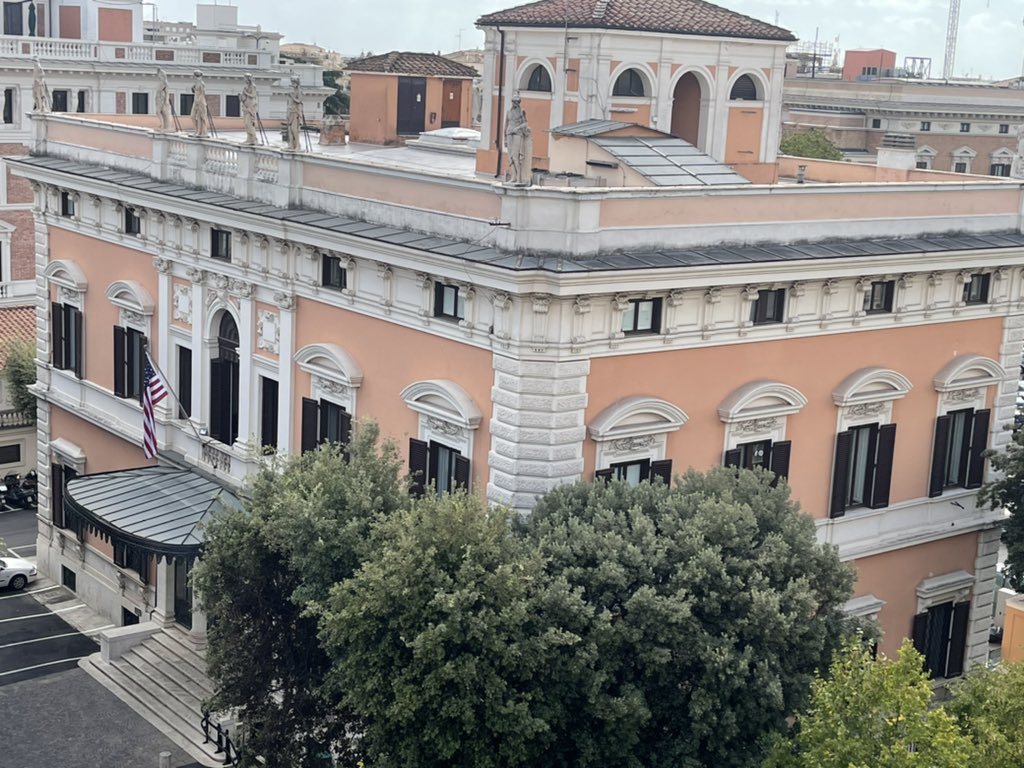 The #AmericanEmbassy in #Rome 🇺🇸🇮🇹