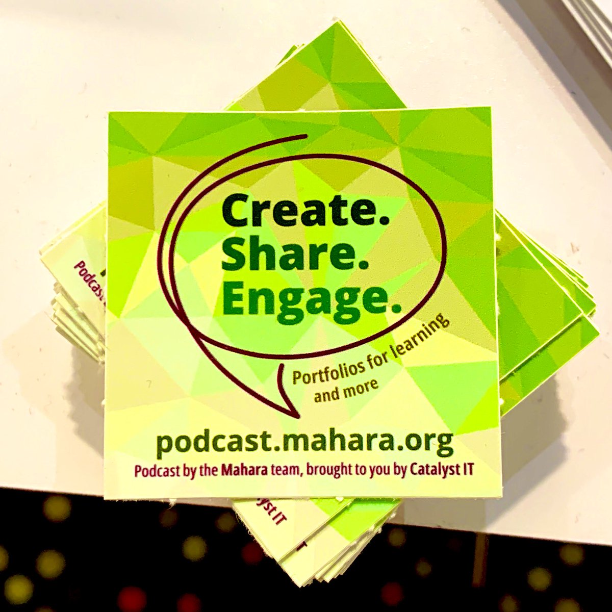Sam to Blue Sky (@samwisefox) on Twitter photo Any #Mahara peeps at #MootGlobal22 ? Stop by the Catalyst stand and grab a sticker - a new podcast has just launched from @maharaproject 😊 <a href="/anitsirk/">Anitsirk Sirrah</a> Any #Mahara peeps at #MootGlobal22 ? Stop by the Catalyst stand and grab a sticker - a new podcast has just launched from @maharaproject 😊 <a href="/anitsirk/">Anitsirk Sirrah</a>