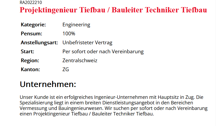 HumanTopClass's tweet photo. Für unseren Auftraggeber suchen wir exklusiv einen Projektingenieur Tiefbau / Bauleiter Techniker Tiefbau!

https://t.co/K8kub1YD5f

#bewerbungsgespräch #vorstellungsgespräch #tipps #jobs #stellen #kaderstellen #winterthur #zug #bewerbungsprozess #baukaderstellen #baukader https://t.co/2Mb3UFvPnn