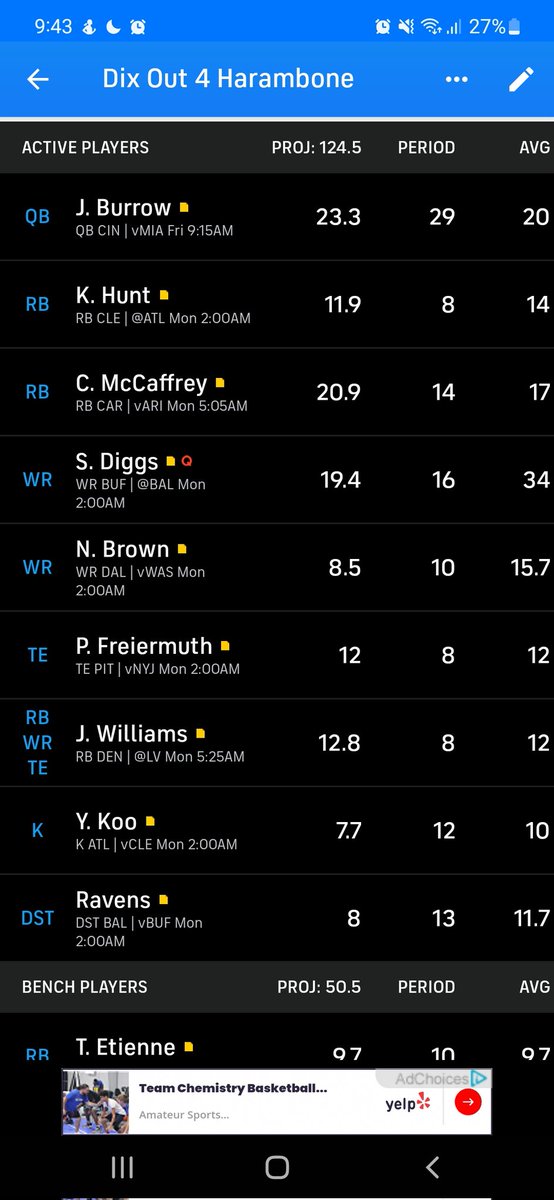 rastakeenq's tweet photo. @NFLFantasy PPR league, should I take the trade for C. Kirk for CMC?? Im about it but want some opinions please! https://t.co/7IPDgFL2LA