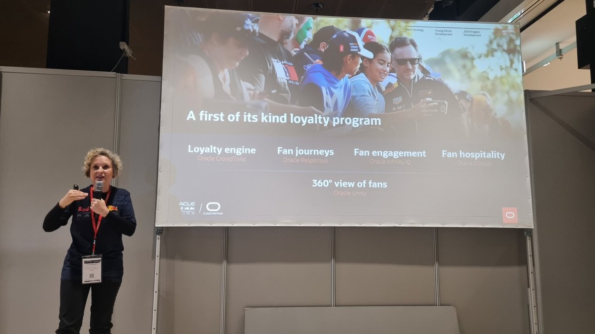 [ #BDAIP22 ] <a href="/Oracle_France/">Oracle France</a>
🎙 <a href="/OliviaFaucheux/">Olivia Faucheux</a>

<a href="/redbullf1france/">French Bulls</a> n'utilise pas les #datas que pour la performance 🏎 mais aussi pour ses fans en proposant une expérience personnalisée