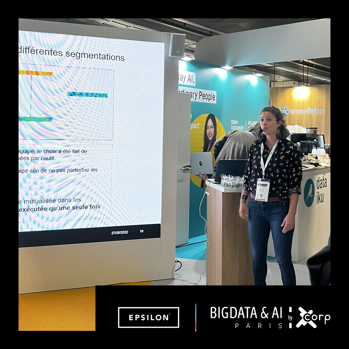 [#BDAIP22]
🎙️ Merci à Joanna, Katia et Pascaline pour leur retour d'expérience lors de l'atelier "Construire sa segmentation client avec Dataiku : de sa réalisation à son industrialisation dans l'écosystème data de CRMS" sur le stand <a href="/dataiku/">Dataiku</a> de <a href="/bigdataparis/">BIG DATA & AI PARIS</a>
#NousSommesEpsilon