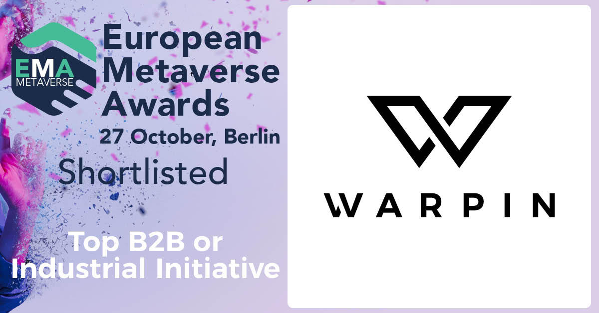 WarpinMedia's tweet photo. We are delighted to announce that @WarpinMedia has been shortlisted for “Top B2B or Industrial Initiative” at the 1st Annual @EuroMetaAwards, which will take place on 27th October in Berlin. Our CEO @AfRobson has been issued a VIP invitation to the event courtesy of @Meta. https://t.co/jUN0IWF7c8
