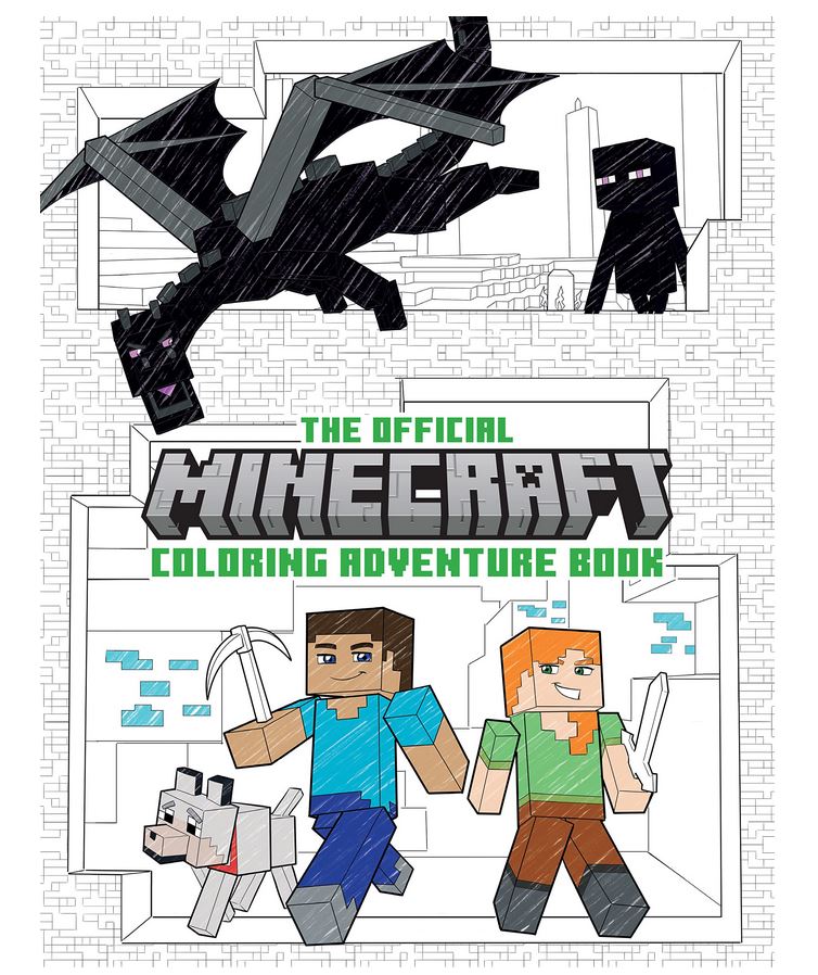 Pre-Order: The Official Minecraft Coloring Adventures Book: Create ...