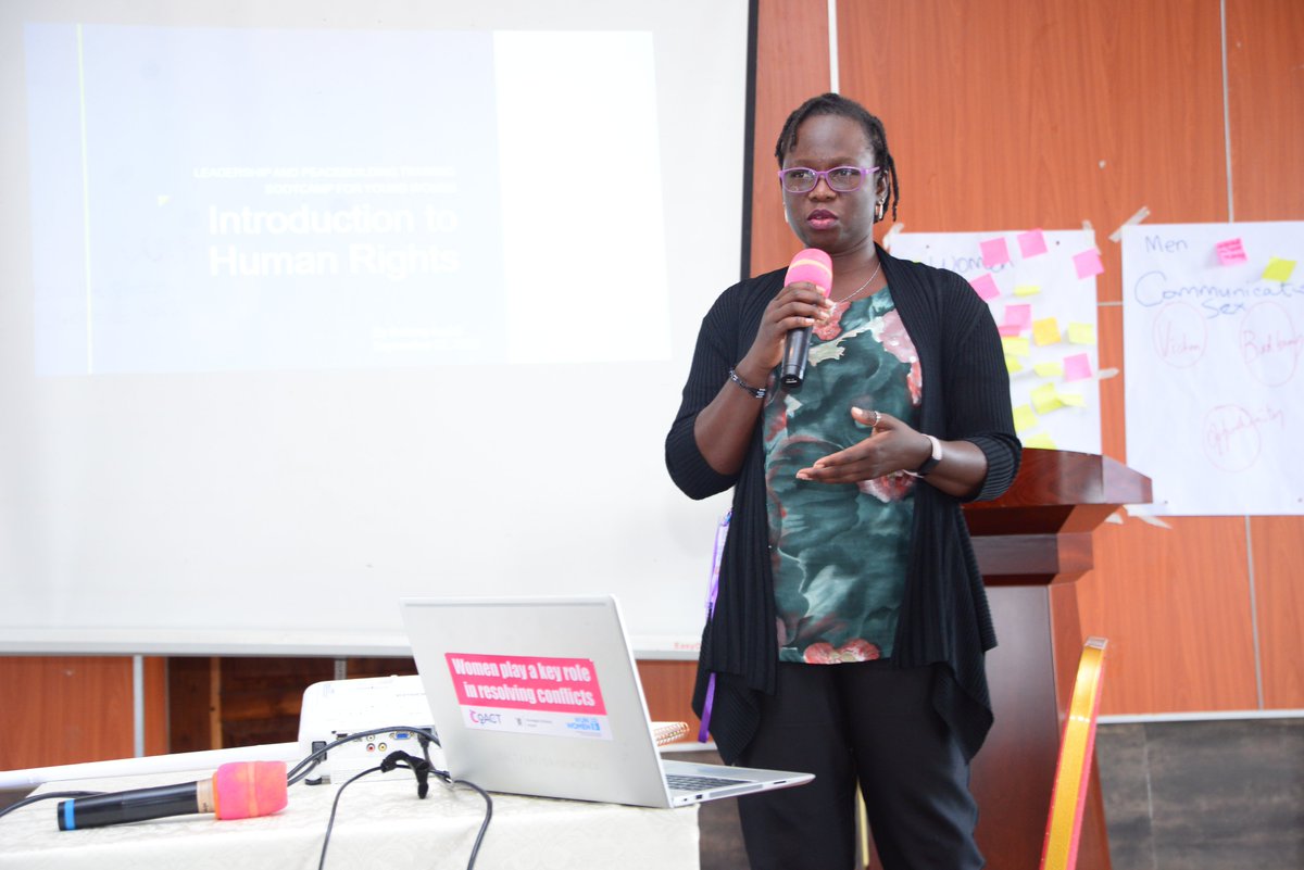 What are human rights? 
What do we know about human rights?
What do we hear about Human rights? <a href="/nyahagon/">Solomy Awiidi</a> introduces the concept of human rights to young women during the bootcamp <a href="/awdf01/">African Women's Development Fund</a> <a href="/unwomenuganda/">UN Women Uganda</a> <a href="/gnwp_gnwp/">Global Network of Women Peacebuilders (GNWP)</a> <a href="/whatthewomensay/">ICAN (International Civil Society Action Network)</a> 
<a href="/refugeelawproj/">Refugee Law Project</a> <a href="/coact1325/">Coalition for Action on 1325</a> 
#Shebuildspeace
#YPS