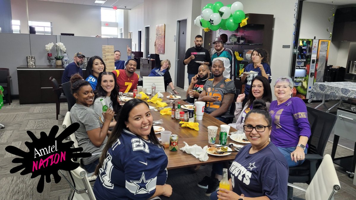 Celebrating Football Friday with an Amtel Nation tailgate party. It's true - love what you do and you'll never work a day in your life! #amtelnation #bbqlove