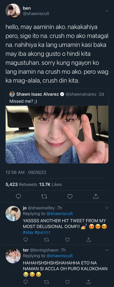 sunsvelvet's tweet photo. • fanboy • 

a #sunsun au wherein one of the most popular and in-demand actors, winston lazaro (sh), is head over heels for the famous singer, shawn alvarez (sn), which is why he runs a stan twt account for him. https://t.co/QxLHYwP1QV