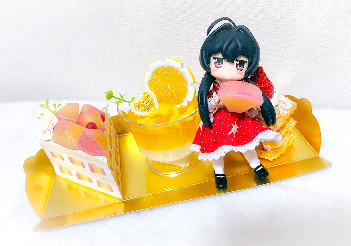 「#にぼしさんちのねんどたがわくんきょかちゃんに絶対似合うと思ってねんどろ化決める」|寝てにぼしのイラスト