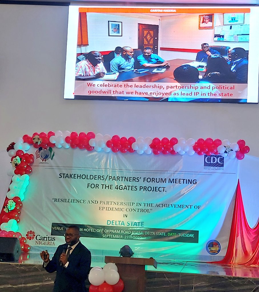CCFNigeria's tweet photo. Today, Caritas Nigeria closes out her #4GATES (HIV) program in Delta State, as she hands over the state to @ECEWS. Since 2017, @CCFNigeria, w/the support of @CDCgov & @USCDCNIGERIA, has been carrying out comprehensive HIV care & treatment in the state, including Abia, Enugu & Imo https://t.co/ZaaYtgZCFr