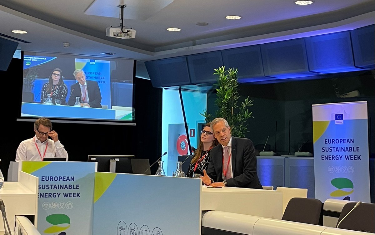 We are excited to be part of the 2022 edition of #EUSEW!  

Stay tuned as we continue to share DSO insights from a busy and exciting week

 #Expertise #DSOs #TSOs #Cooperation #Energy #EnergyTransition