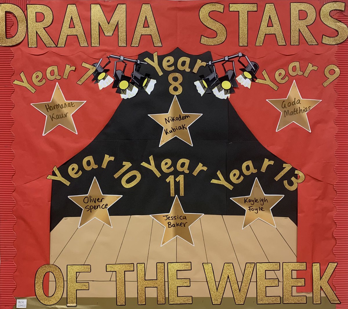 Congrats to Harmanat, Nikodem and Goda for excellent work in their Drama lessons last week, to Oliver and Jess for representing the department at @MoretonSchool Open Morning and Kayleigh for fab A-level Drama research!