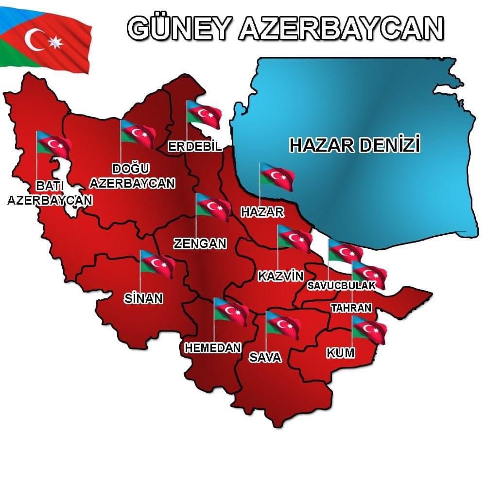 Lütfen paylaşalım: #GüneyAzerbaycan İran değil!