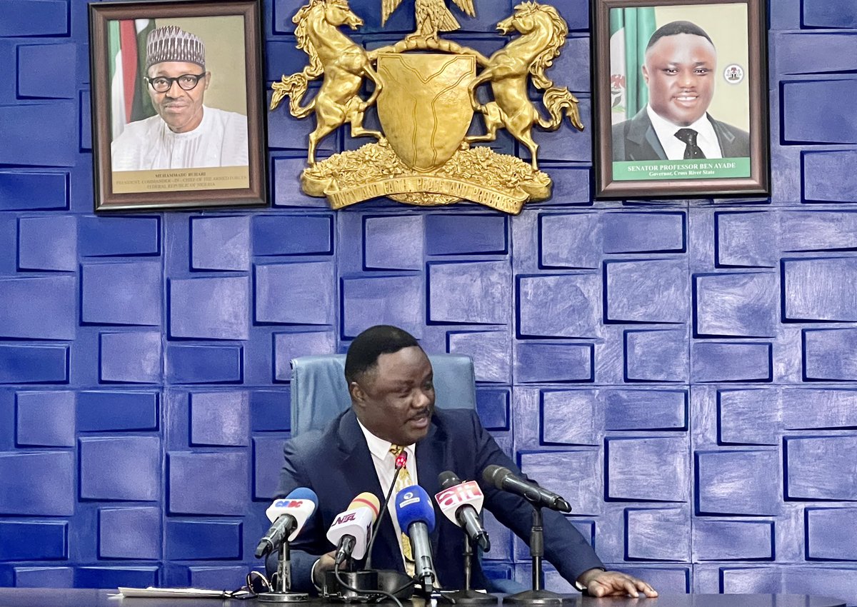 Happening Now: Courtesy Call and a Joint Press Conference to be Addressed by the Hon. Minister of @F...