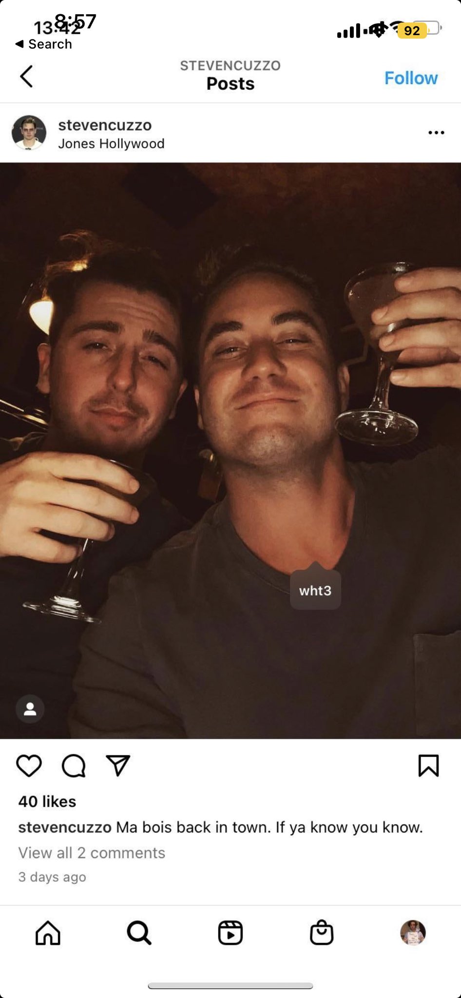 NED FULMER EXPOSED on Twitter "Will’s friend Slyly posted this with