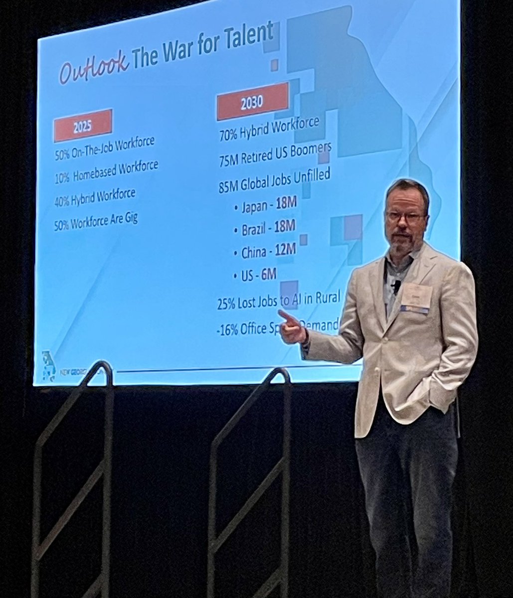 GABankers's tweet photo. Thanks @cclark_georgia1 @GAChamber for an incredibly thorough update and outlook for Georgia’s workforce today at our President &amp; CEO Conference. Super helpful to member bankers as they work to retain and recruit top talent. https://t.co/ysCrPxTtKy