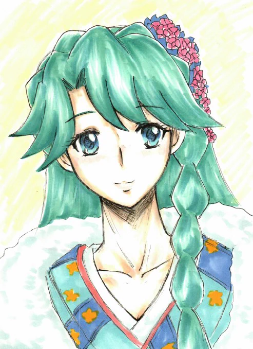 #このタグをみた人はド正面イラストを貼るみなみさん。 