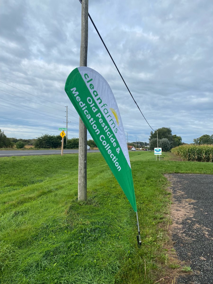Today's the day! Cleanfarms will be at TCO-Cobourg 7142 County Road 2 West, Cobourg  from 9am-4pm to collect your unwanted pesticides and old livestock/equine medications. 

For more info on what is accepted, please see:  tinyurl.com/ycybkfsb  

#cleanfarms🌏♻️