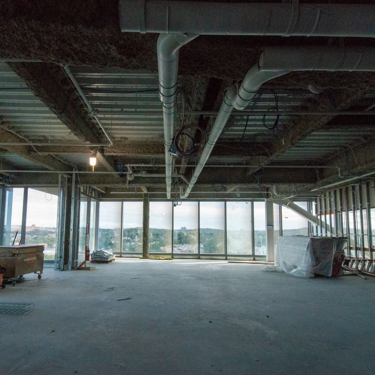 ErlandInc's tweet photo. Today's #SiteHighlight features the Affini-T Therapeutics project in Watertown. Check out the progress! #BuildingsStandWithErland #construction #building #constructionmanagement #contractor #builder #constructionproject https://t.co/QiLPUf837K