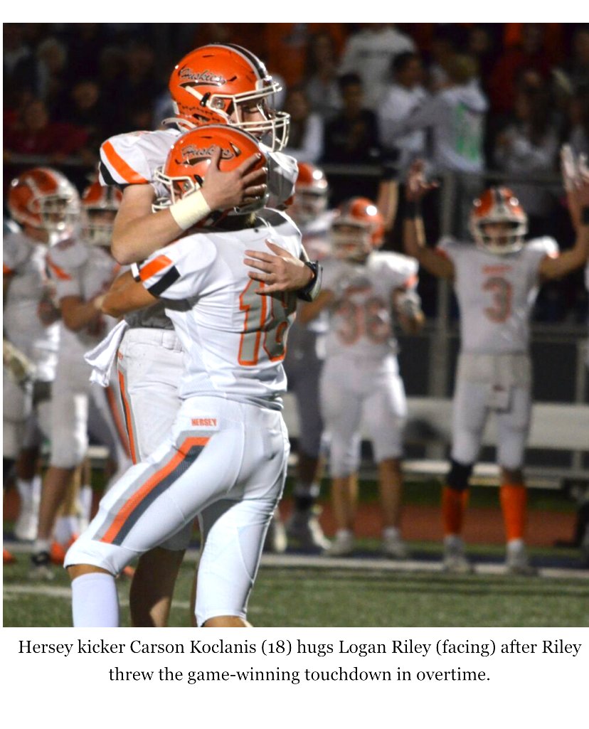 CarsonKoclanis's tweet photo. When @Logan_Riley6  throws the Winning TD 🙌  
@HerseyHuskies @Hersey_Football @HerseyOC 

https://t.co/62QgIsl5ui

@JT_Scanner @DeepDishFB @Midsuburbanfb @PrepRedzoneIL @Midsuburbanfb @dhpreps @EDGYTIM @Bryan_Aut @grid_irons @EDGYTIM https://t.co/XDP9uJFs2E