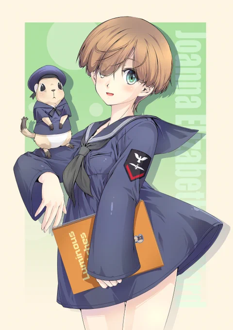 前髪パッツン、目隠れ、オレっ娘… こんなん僕にどうしろとw せめて落書きだけでも! 