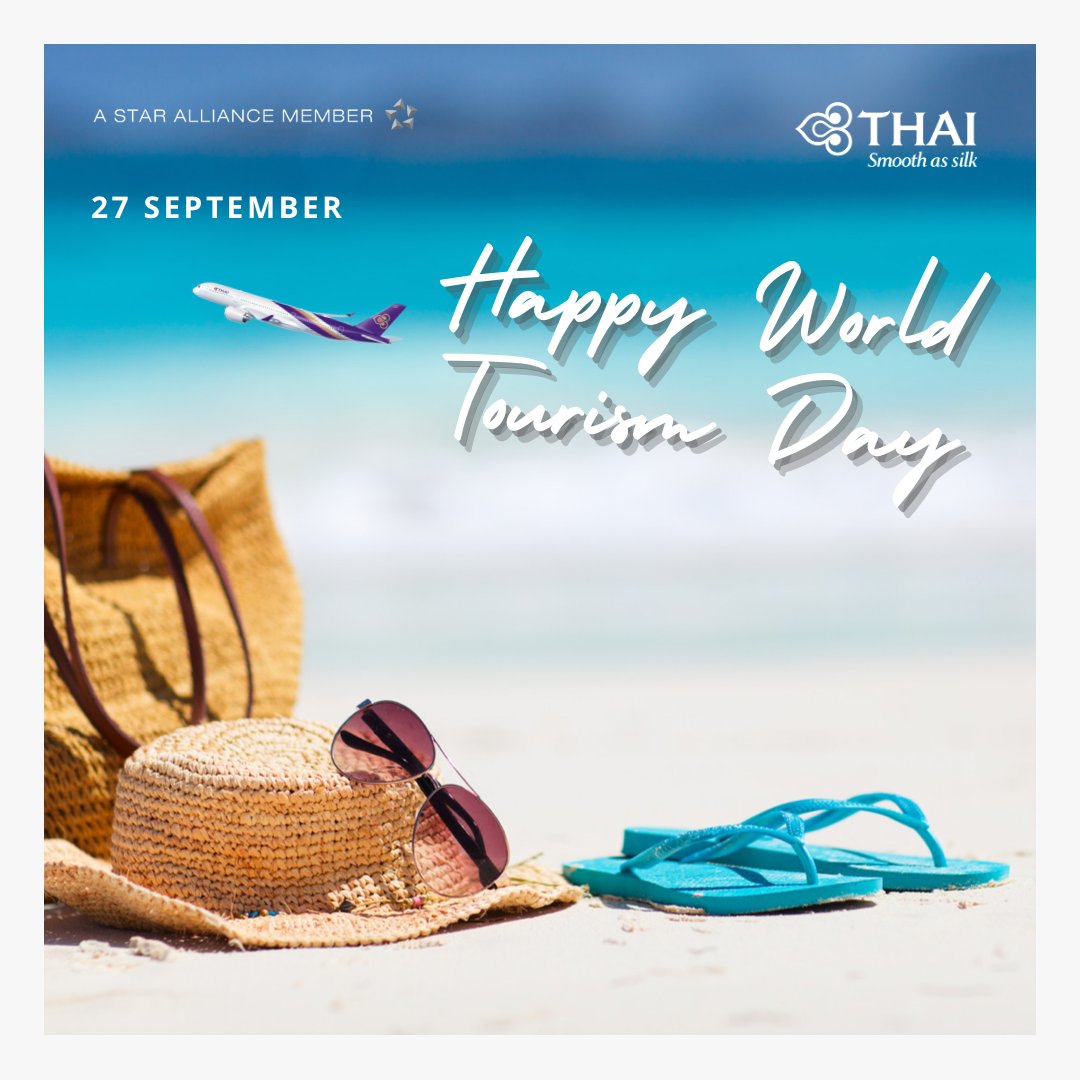 ThaiAirways's tweet photo. ⛷️🗽🗼⛩️🕌🧳Travel, to explore, to know, to learn! Happy World Tourism Day!!

#การบินไทย   #รักคุณเท่าฟ้า #FlyTG  #tourism #experience #travel  #thaiairways #smoothassilk #HappyWorldTourismDay https://t.co/6Z9jVH2Pnj