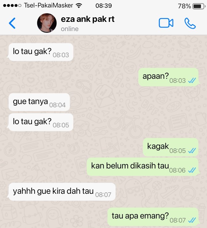 lo tau gak?

haechan two tweets au