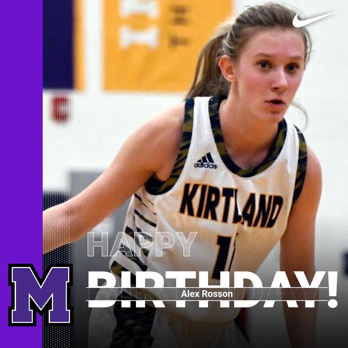 🎊Big Birthday Shoutout🎊 

🎉Happy Birthday to Freshman Alex Rosson!! 🎉