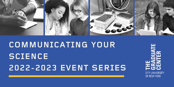 Have you registered to attend “Meet the Librarian: An Introduction to The Graduate Center Library’s Science Resources”? Join us this Friday at 2 p.m. to learn about all of the @gc_cuny’s resources that are available to you for your STEM research. ow.ly/juXE50KUqmf