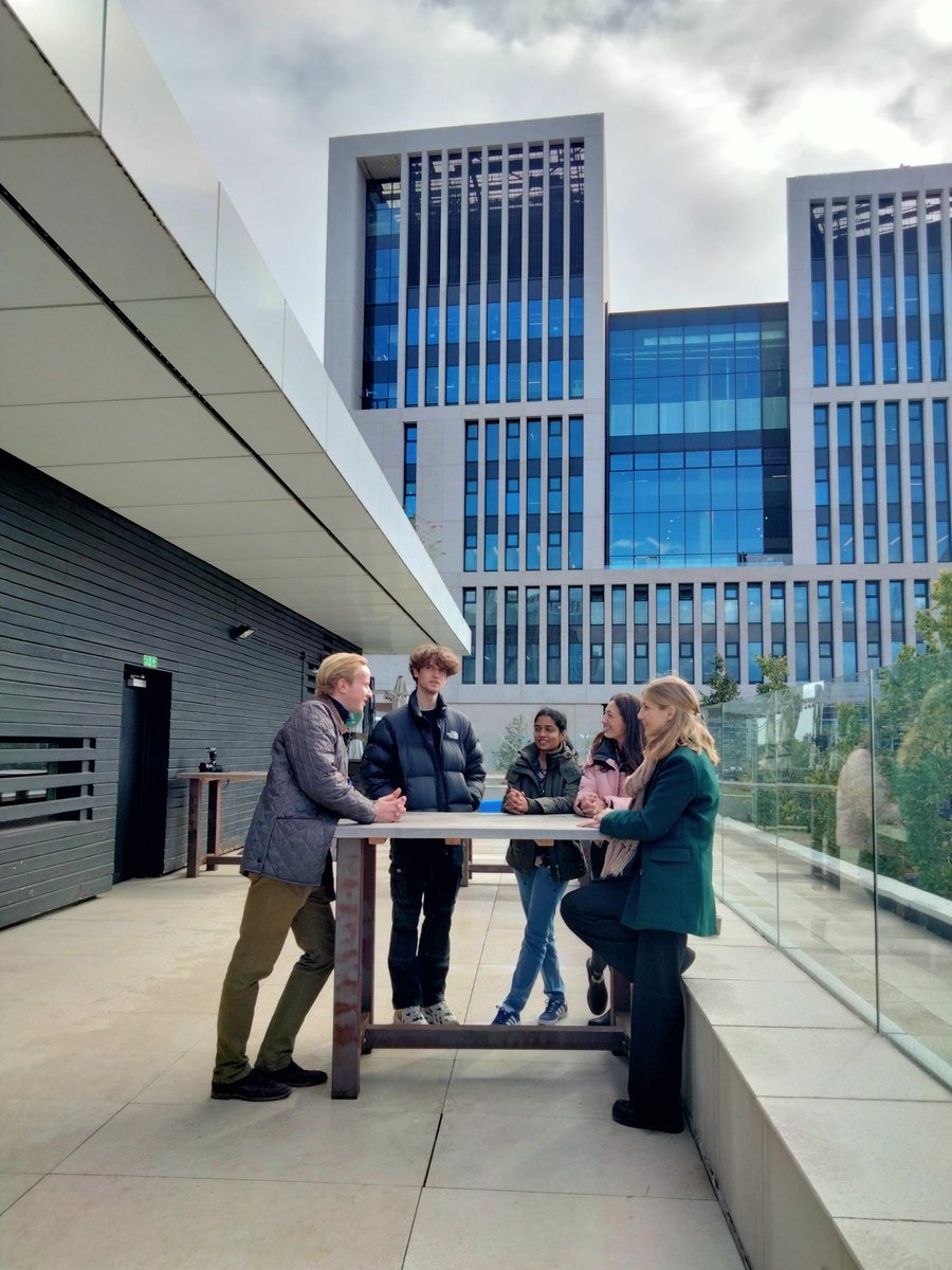 ucl_GBSH's tweet photo. Our MSc Biotech &amp; Pharmaceutical Management students managed to escape the rain and enjoy the terrace at the @thelastdropldn overlooking the Queen Elizabeth Olympic Park near the @UCLEast campus after their induction talk! https://t.co/STOa1Qzt1c